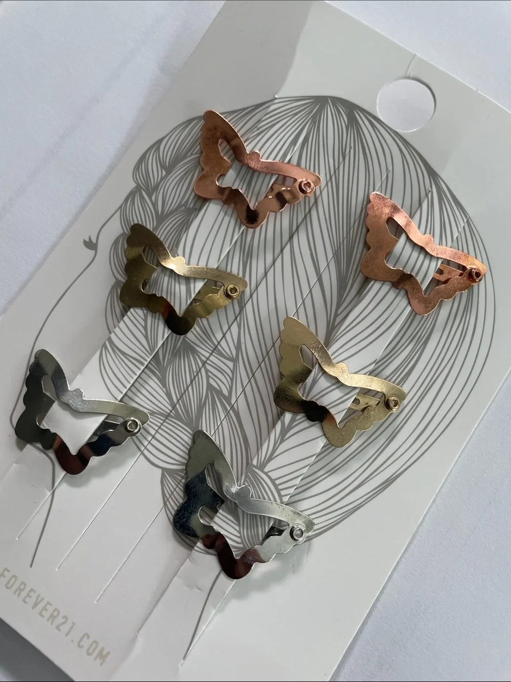 Forever21 Butterfly Hair Clips